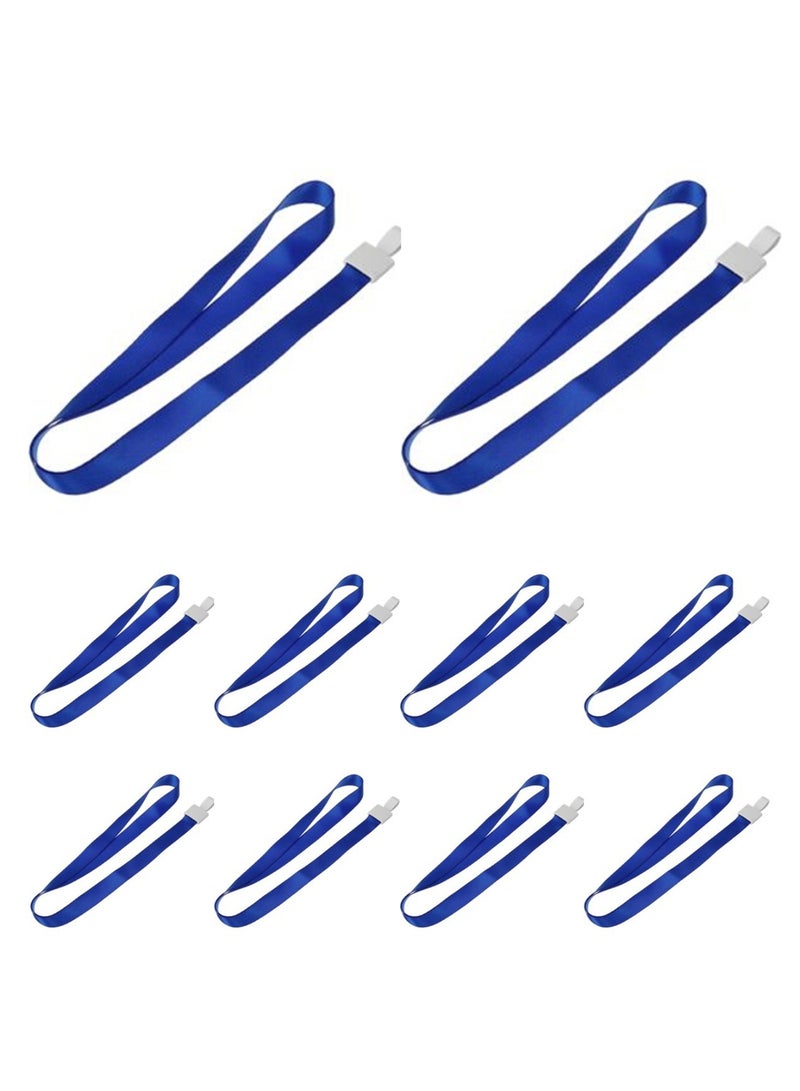 PARTNER 10-Piece Blue Lanyard With Plastic Hook - Image 1